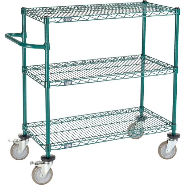 Nexel Wire Cart, Steel, 36 in L, 18 in W, 40 in H B3055432 - main